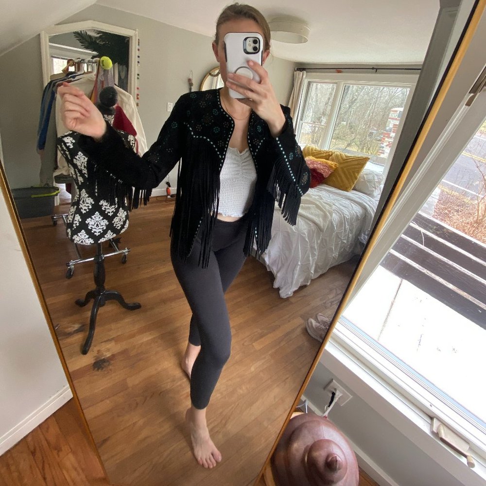 Scully Full Fringe Leather Jacket